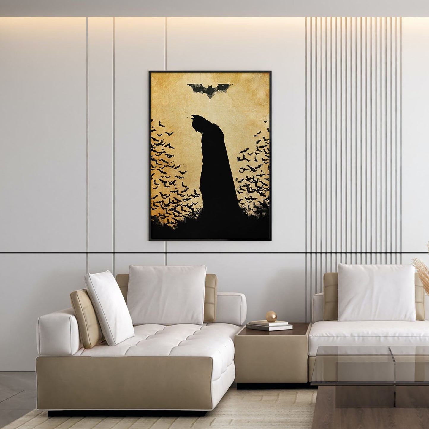 Flex Designs Poster The Dark Knight Minimalist 5 x 7" Home Goods - Movie 2008 Movie Poster