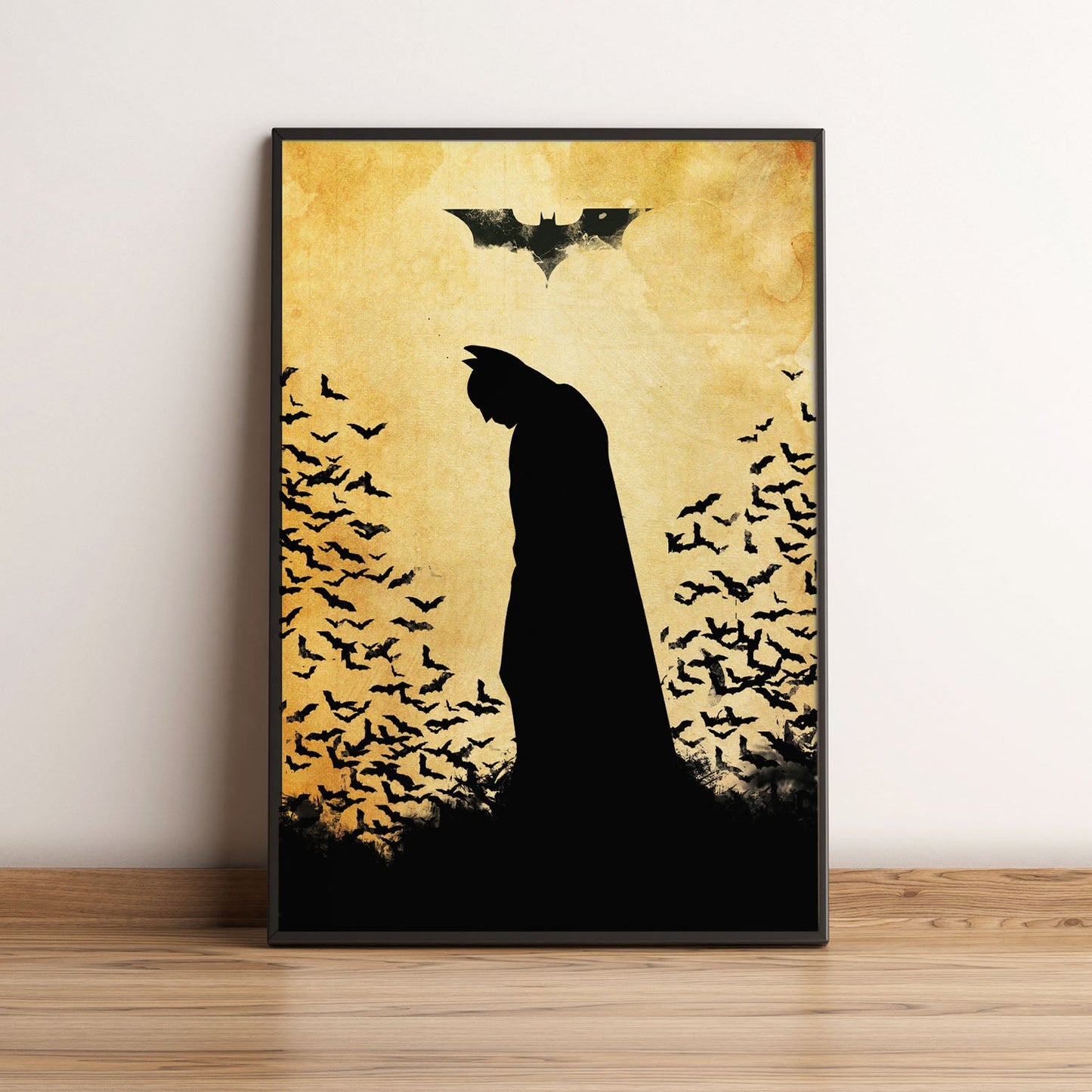 Flex Designs Poster The Dark Knight Minimalist 5 x 7" Home Goods - Movie 2008 Movie Poster
