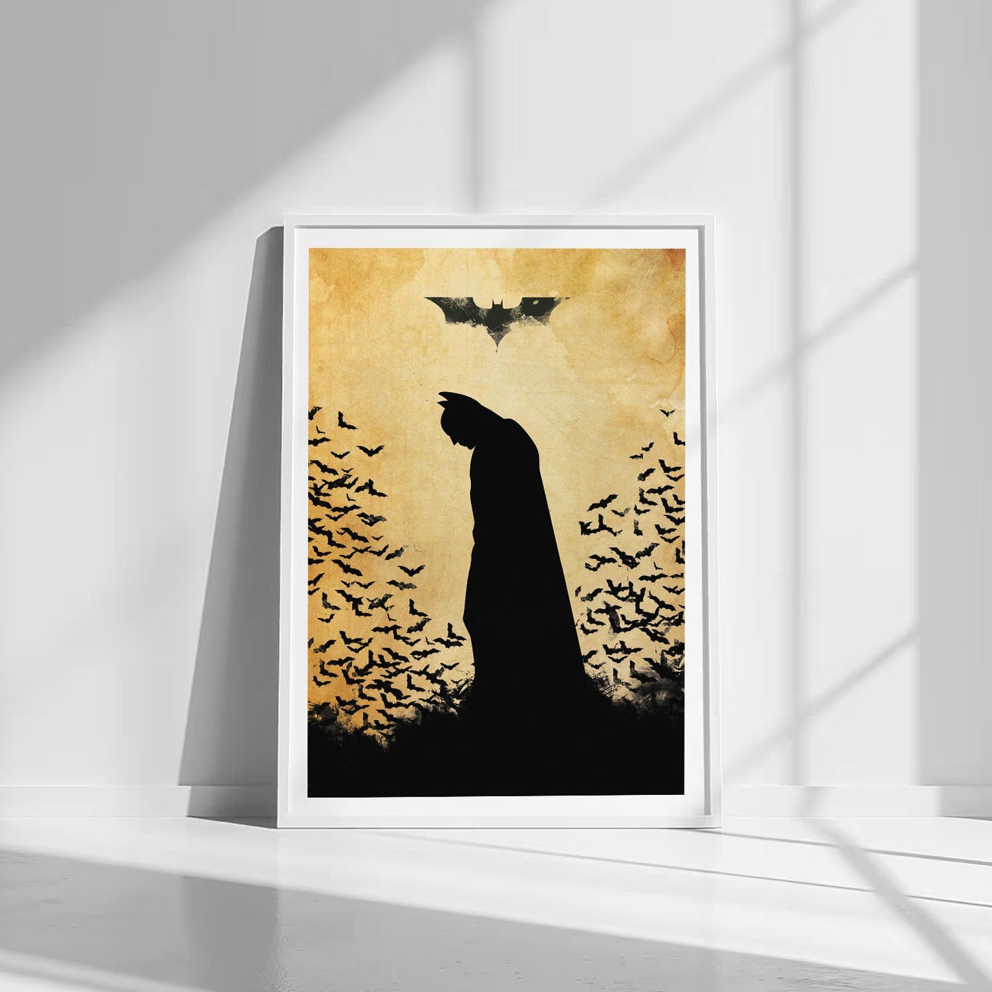 Flex Designs Poster The Dark Knight Minimalist 8 x 10" Home Goods - Movie 2008 Movie Poster