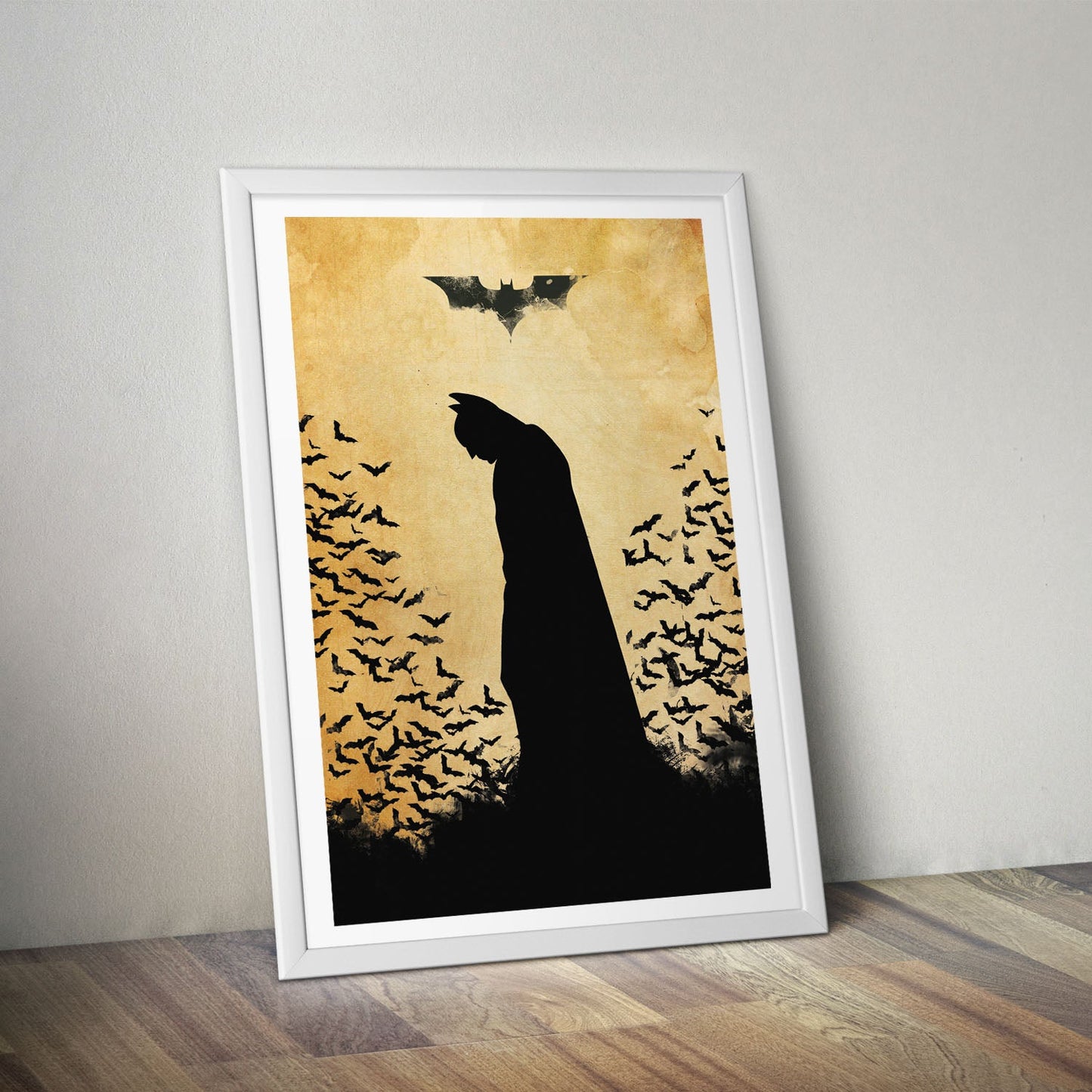 Flex Designs Poster The Dark Knight Minimalist 8 x 10" Home Goods - Movie 2008 Movie Poster
