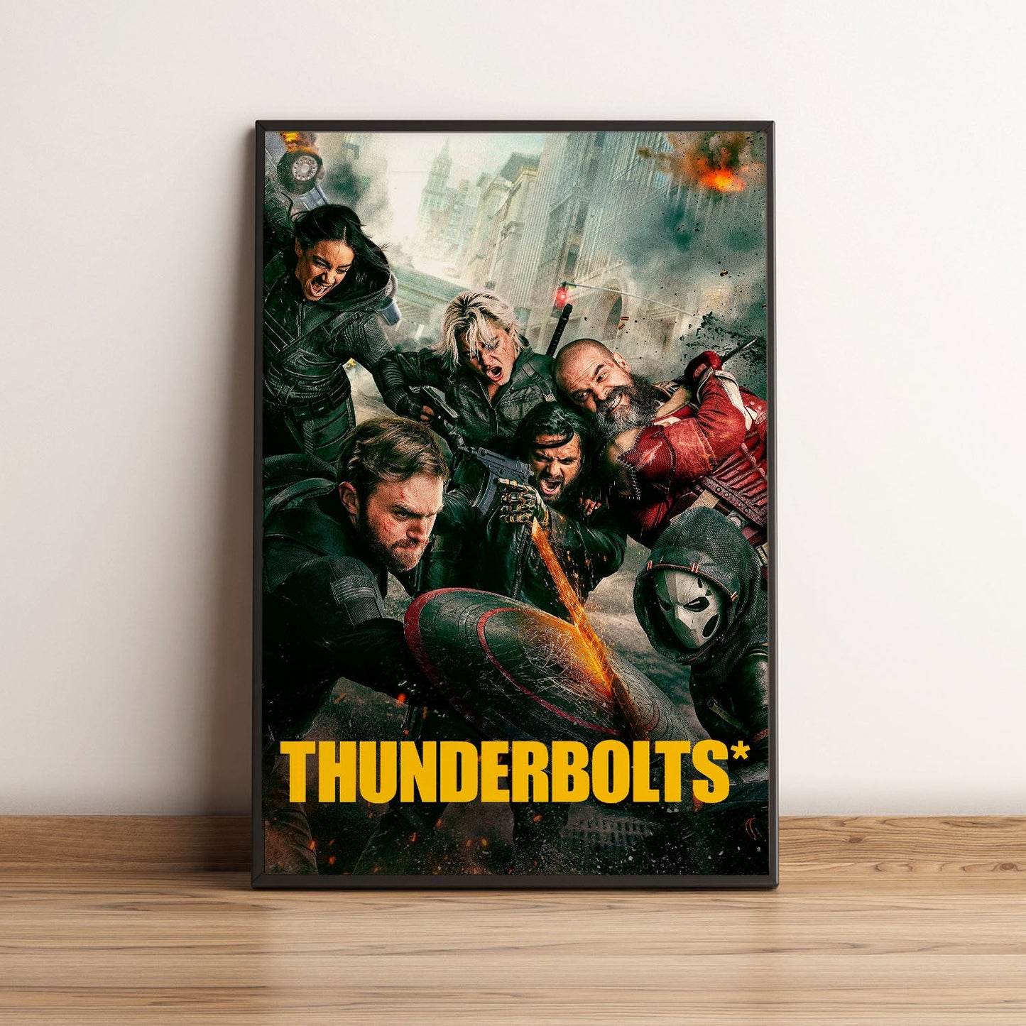 Flex Designs Poster Thunderbolts Cinematic 5 x 7" Home Goods - Movie 2025 Movie Poster