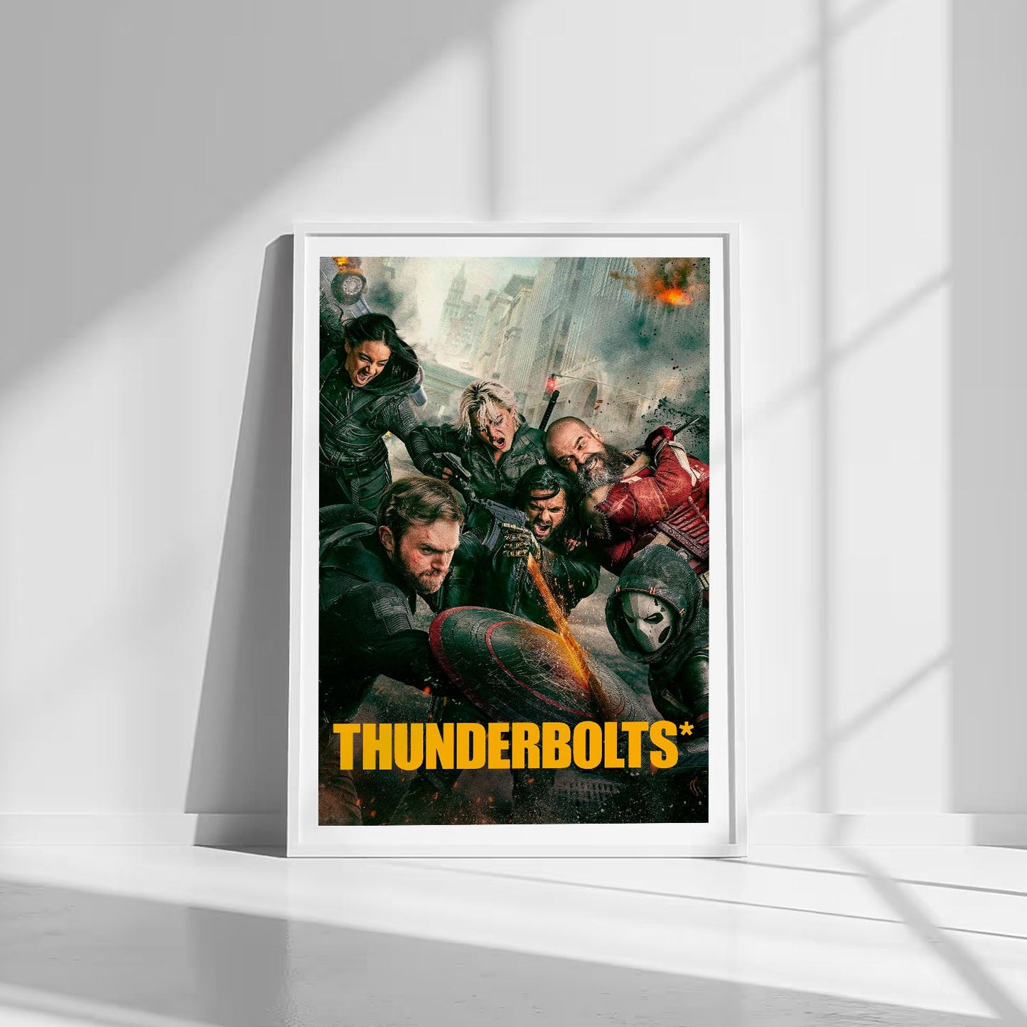 Flex Designs Poster Thunderbolts Cinematic 8 x 10" Home Goods - Movie 2025 Movie Poster