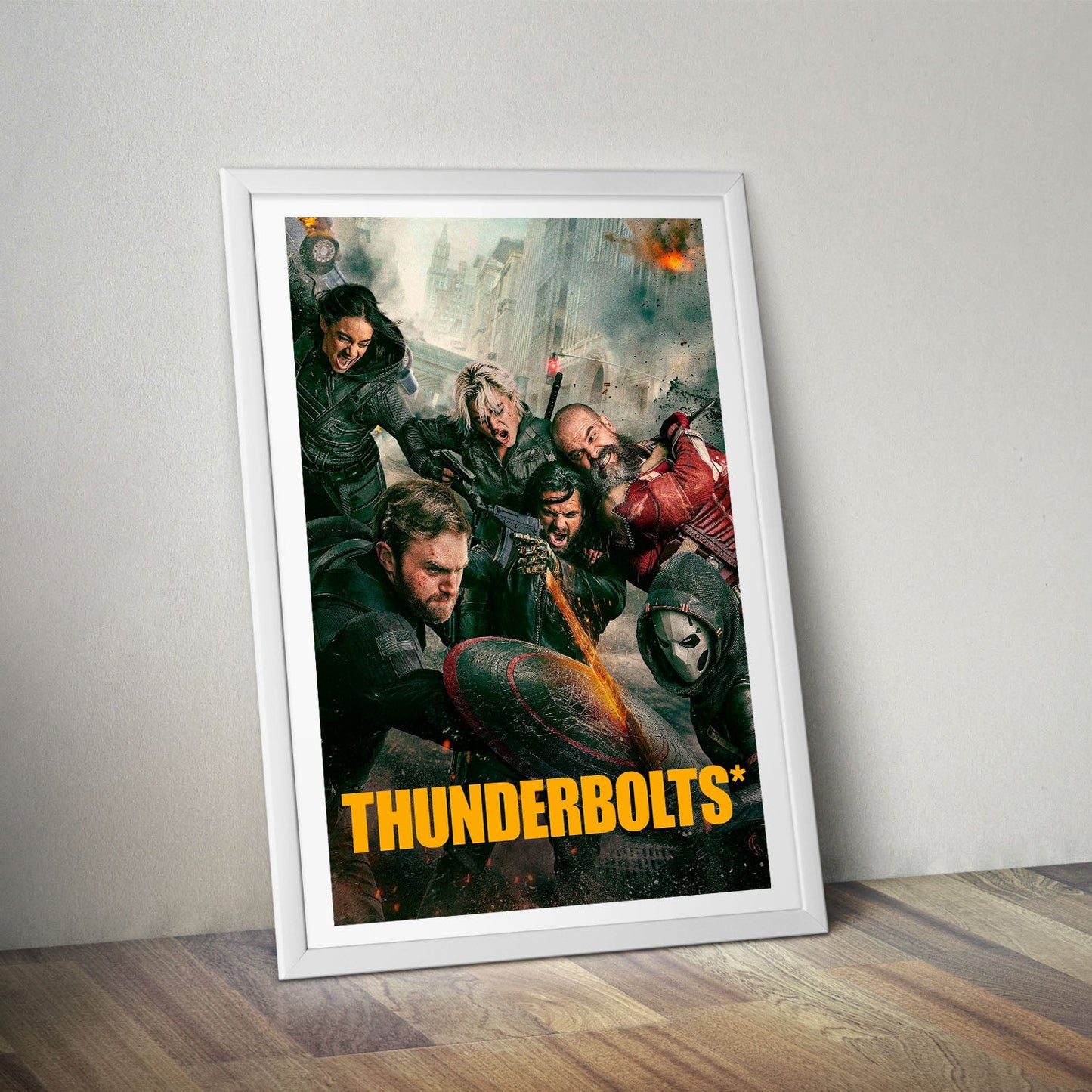 Flex Designs Poster Thunderbolts Cinematic 8 x 10" Home Goods - Movie 2025 Movie Poster