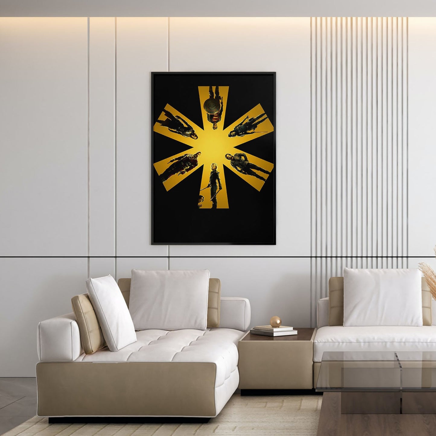 Flex Designs Poster Thunderbolts Team 5 x 7" Home Goods - Movie 2025 Movie Poster