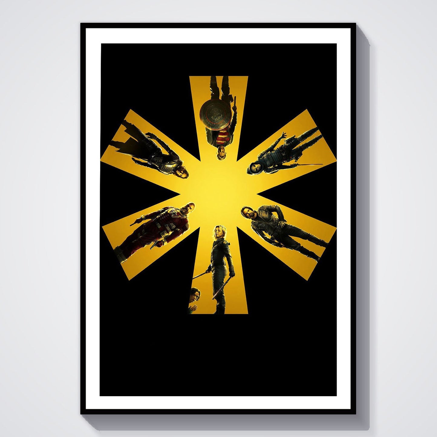 Flex Designs Poster Thunderbolts Team 8 x 10" Home Goods - Movie 2025 Movie Poster