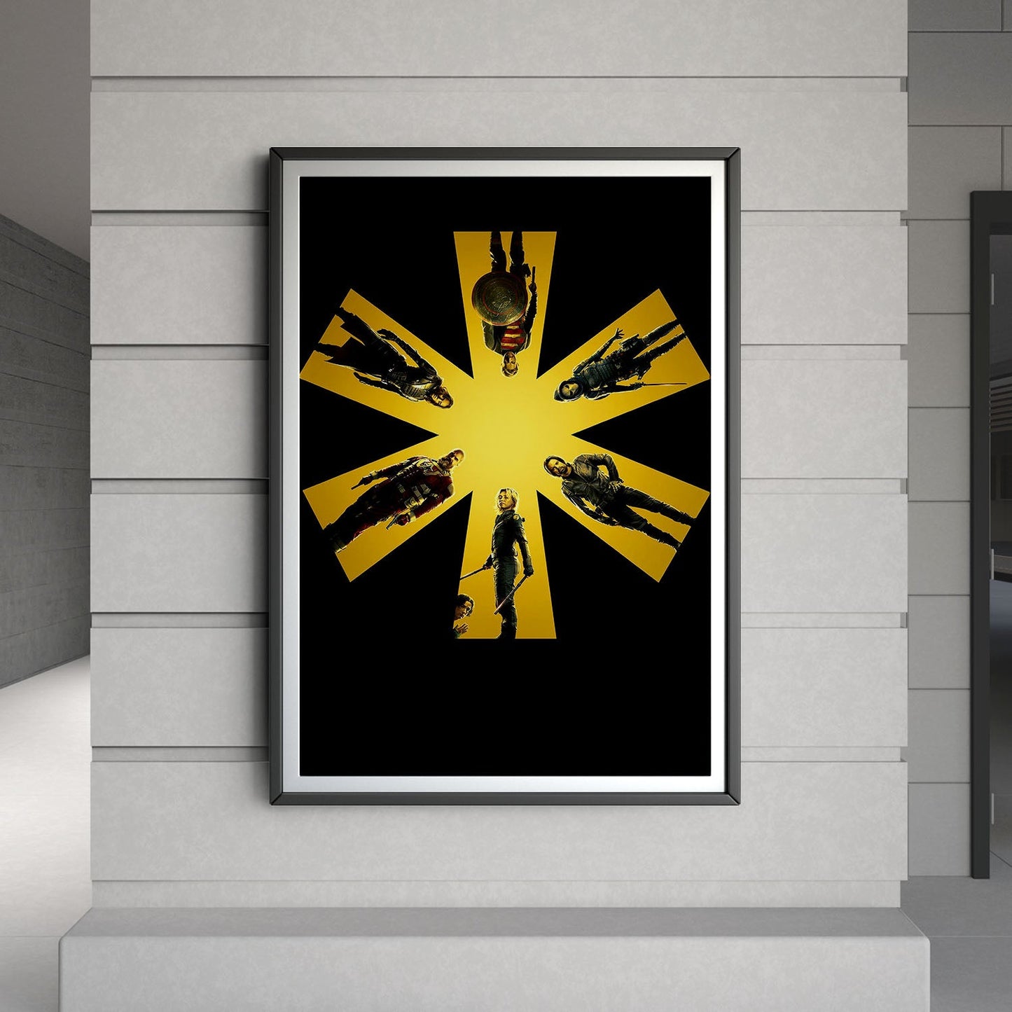 Flex Designs Poster Thunderbolts Team 8 x 10" Home Goods - Movie 2025 Movie Poster