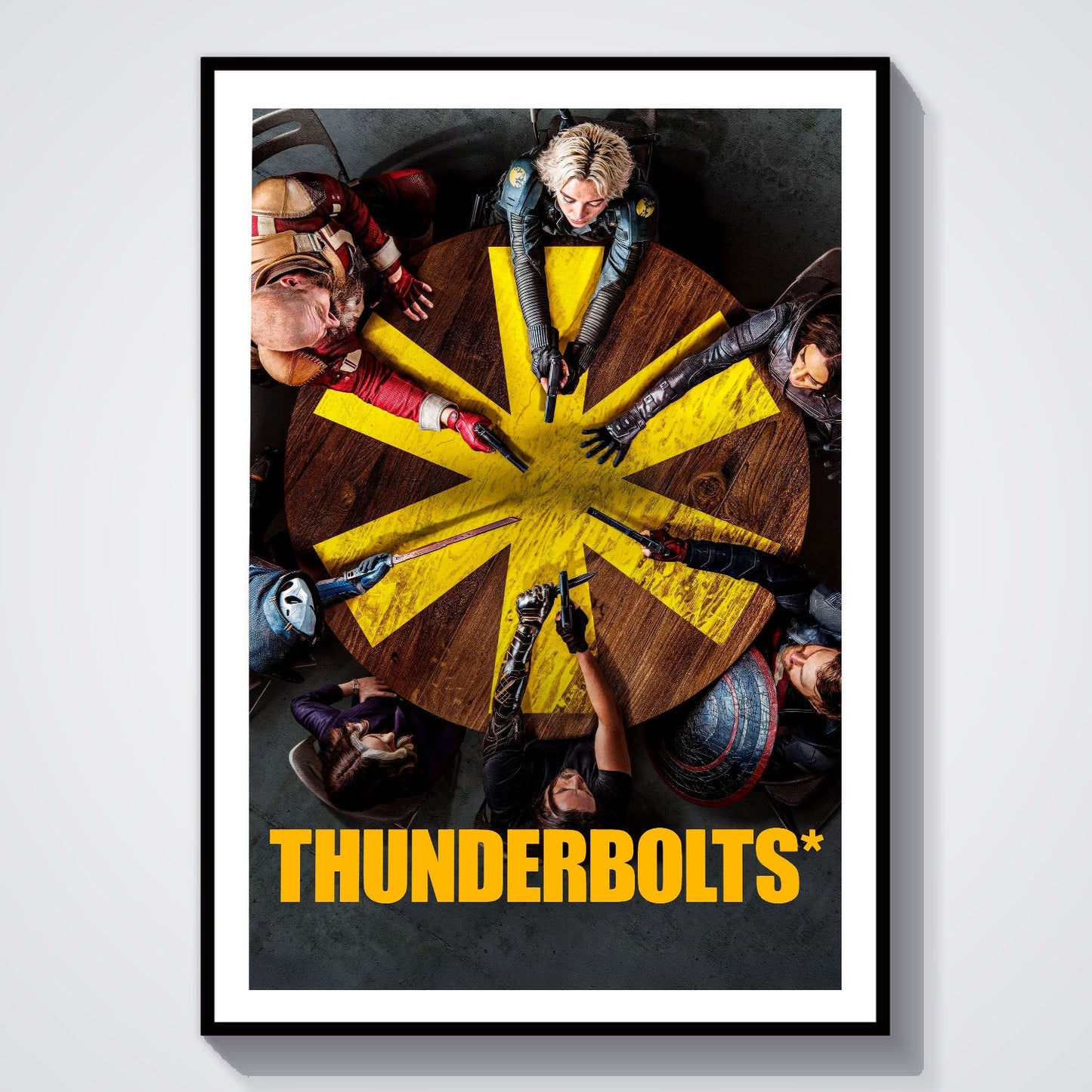Flex Designs Poster Thunderbolts Theatrical 8 x 10" Home Goods - Movie 2025 Movie Poster
