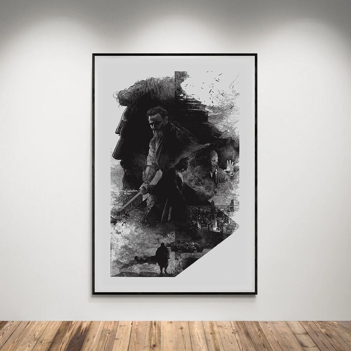 Flex Designs Poster Batman Begins Teaser 5 x 7" Home Goods - Movie 2005 Movie Poster