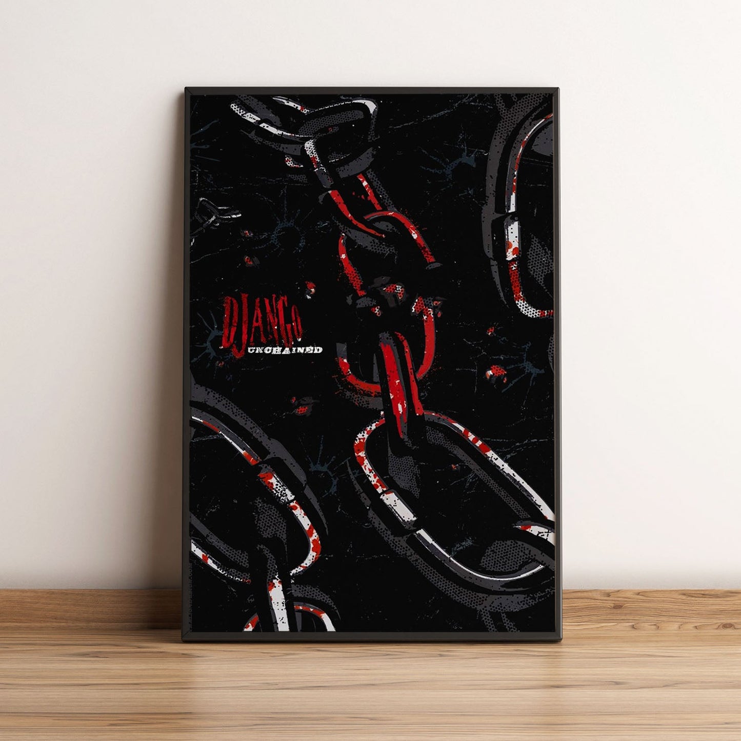 Flex Designs Poster Django Unchained Minimalist 5 x 7" Home Goods - Movie 2012 Movie Poster