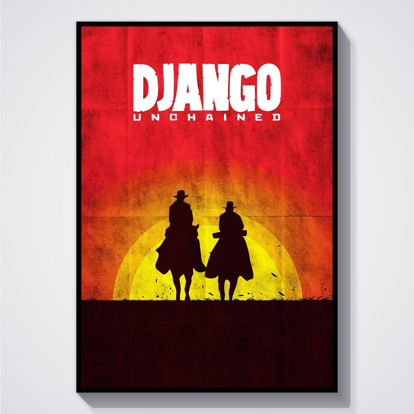 Flex Designs Poster Django Unchained Sunset 5 x 7" Home Goods - Movie 2012 Movie Poster