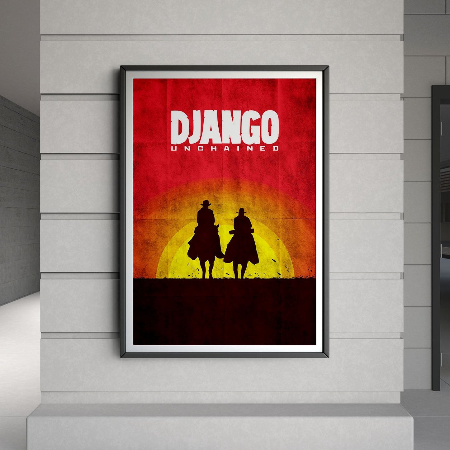 Flex Designs Poster Django Unchained Sunset 8 x 10" Home Goods - Movie 2012 Movie Poster