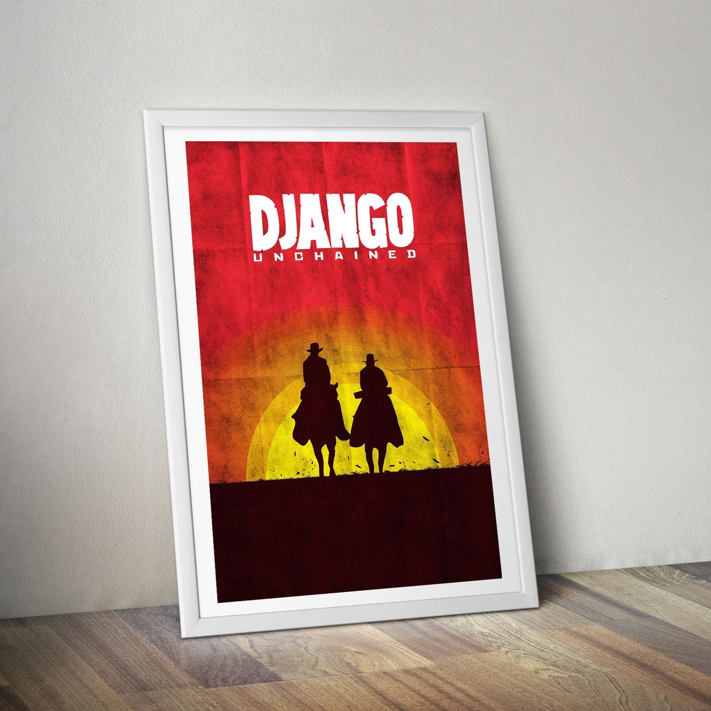 Flex Designs Poster Django Unchained Sunset 8 x 10" Home Goods - Movie 2012 Movie Poster