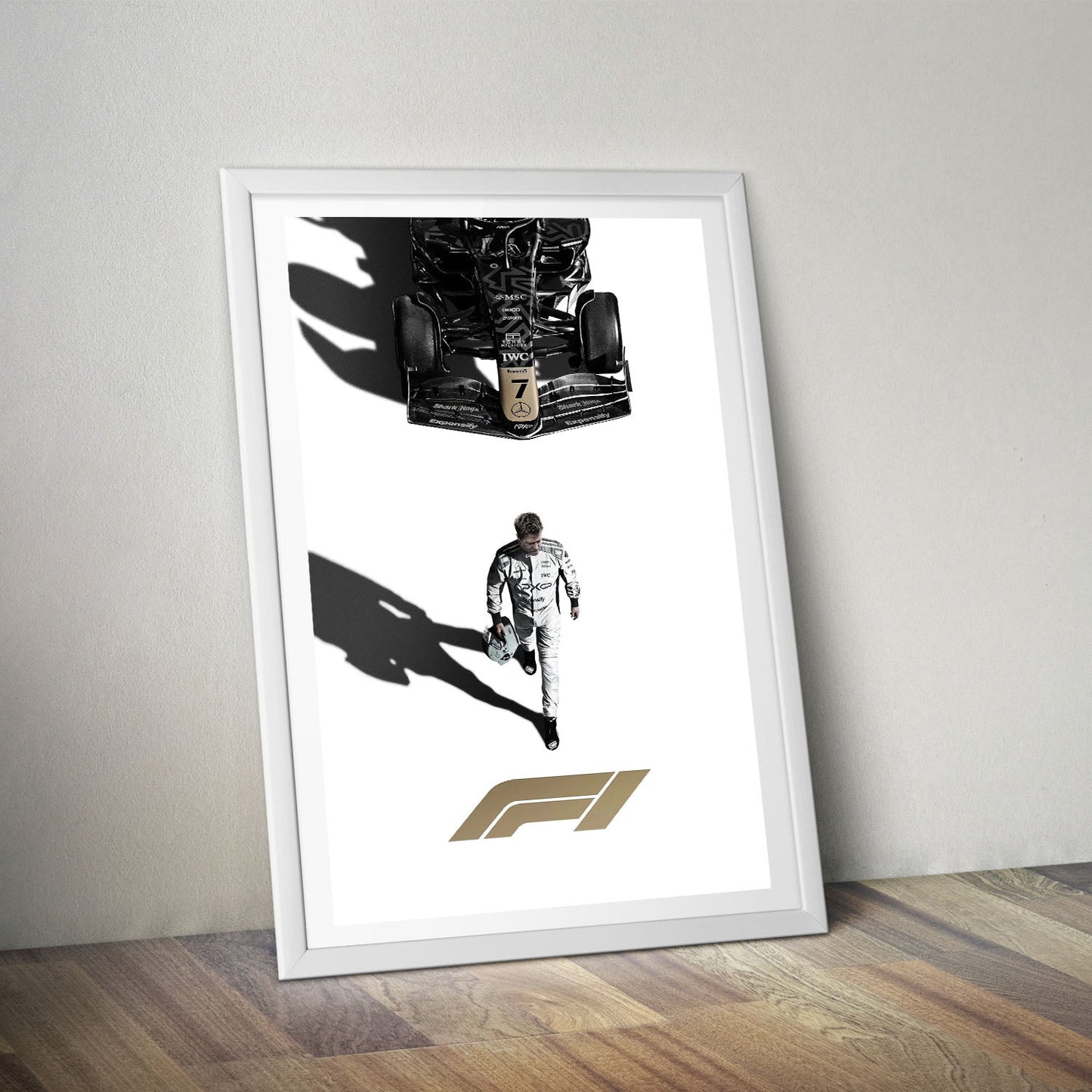 Flex Designs Poster F1 Movie Minimalist 8 x 10" Home Goods - Movie 2013 Movie Poster