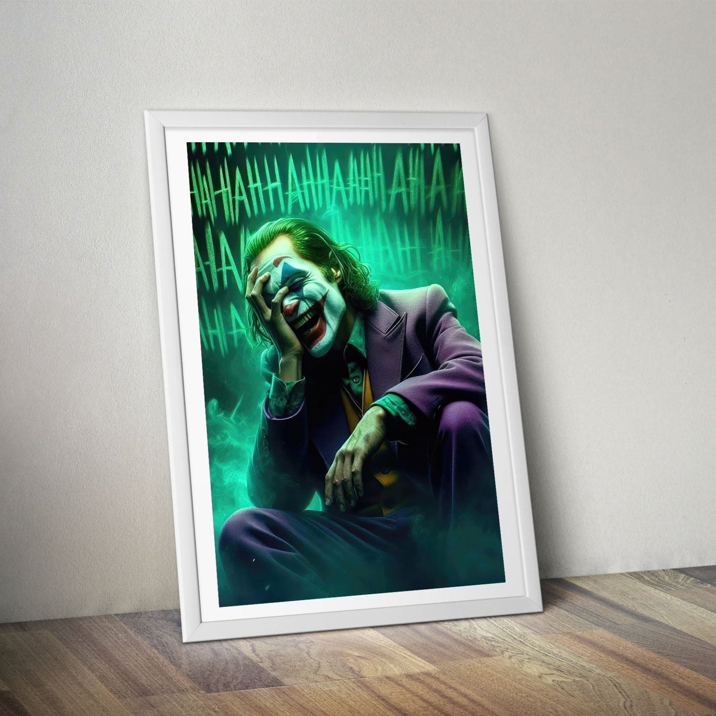 Flex Designs Poster Joker Laugh 8 x 10" Home Goods - Movie 2019 Movie Poster
