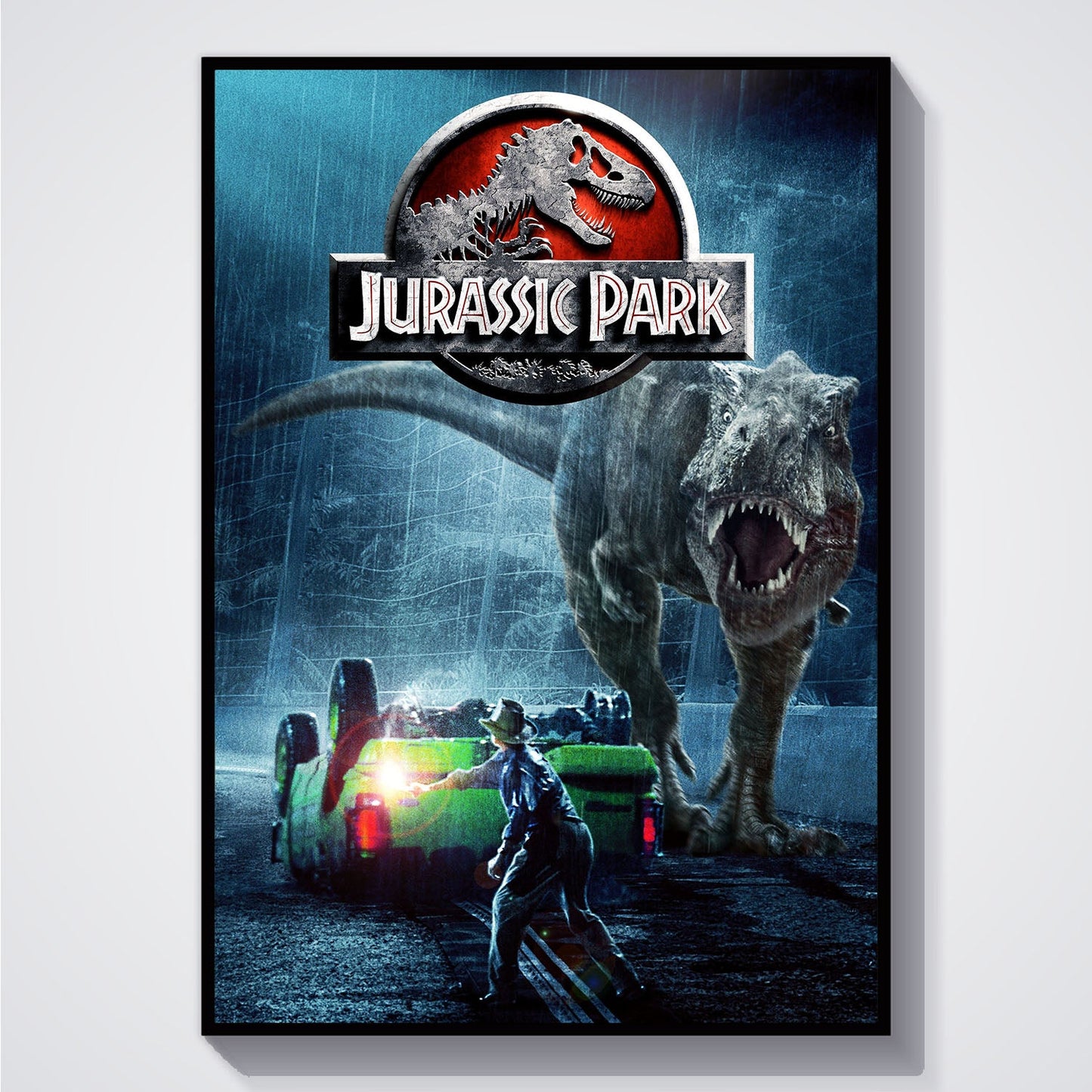 Flex Designs Poster Jurassic Park Adventure 5 x 7" Home Goods - Movie 1993 Movie Poster
