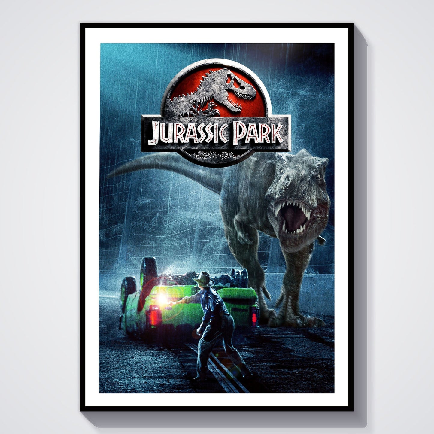 Flex Designs Poster Jurassic Park Adventure 8 x 10" Home Goods - Movie 1993 Movie Poster