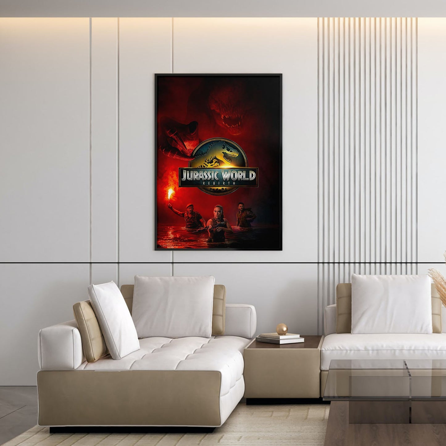 Flex Designs Poster Jurassic World Rebirth Cinematic 5 x 7" Home Goods - Movie 2015 Movie Poster