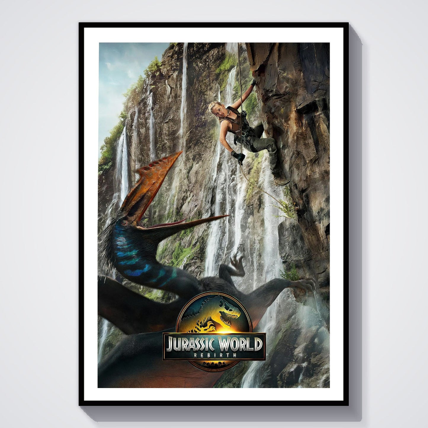Flex Designs Poster Jurassic World Rebirth Theatrical 8 x 10" Home Goods - Movie 2015 Movie Poster