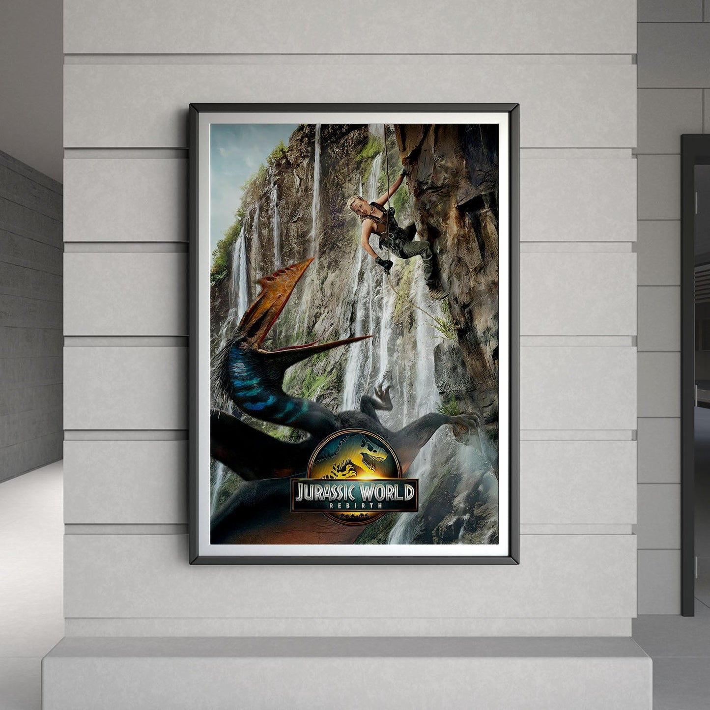 Flex Designs Poster Jurassic World Rebirth Theatrical 8 x 10" Home Goods - Movie 2015 Movie Poster