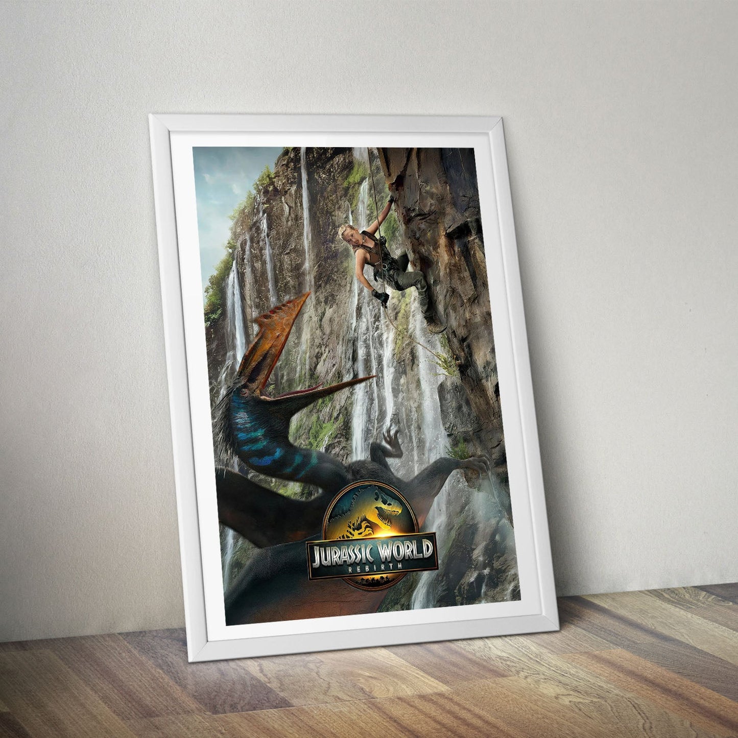 Flex Designs Poster Jurassic World Rebirth Theatrical 8 x 10" Home Goods - Movie 2015 Movie Poster
