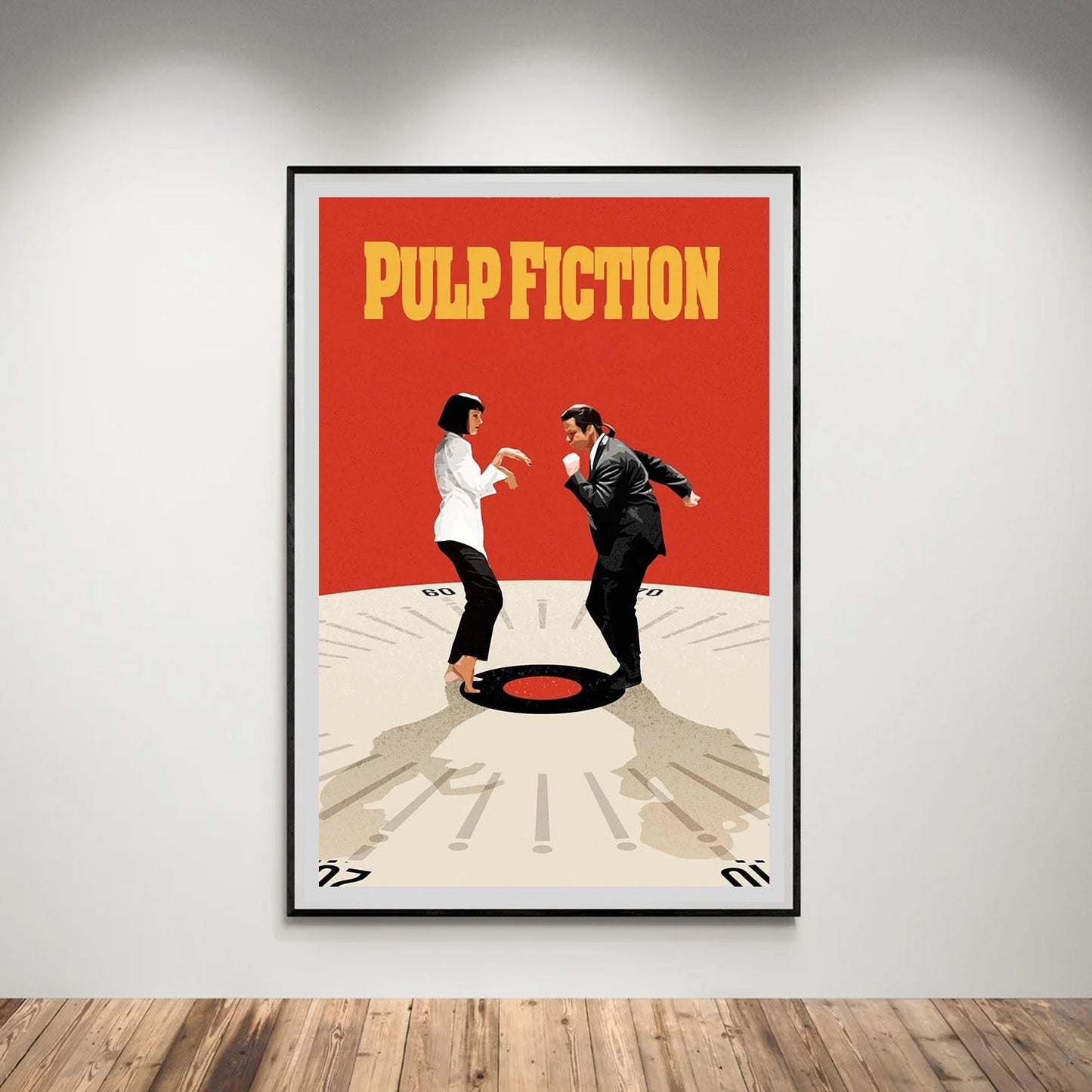 Flex Designs Poster Pulp Fiction Cartoon 5 x 7" Home Goods - Movie 1994 Movie Poster