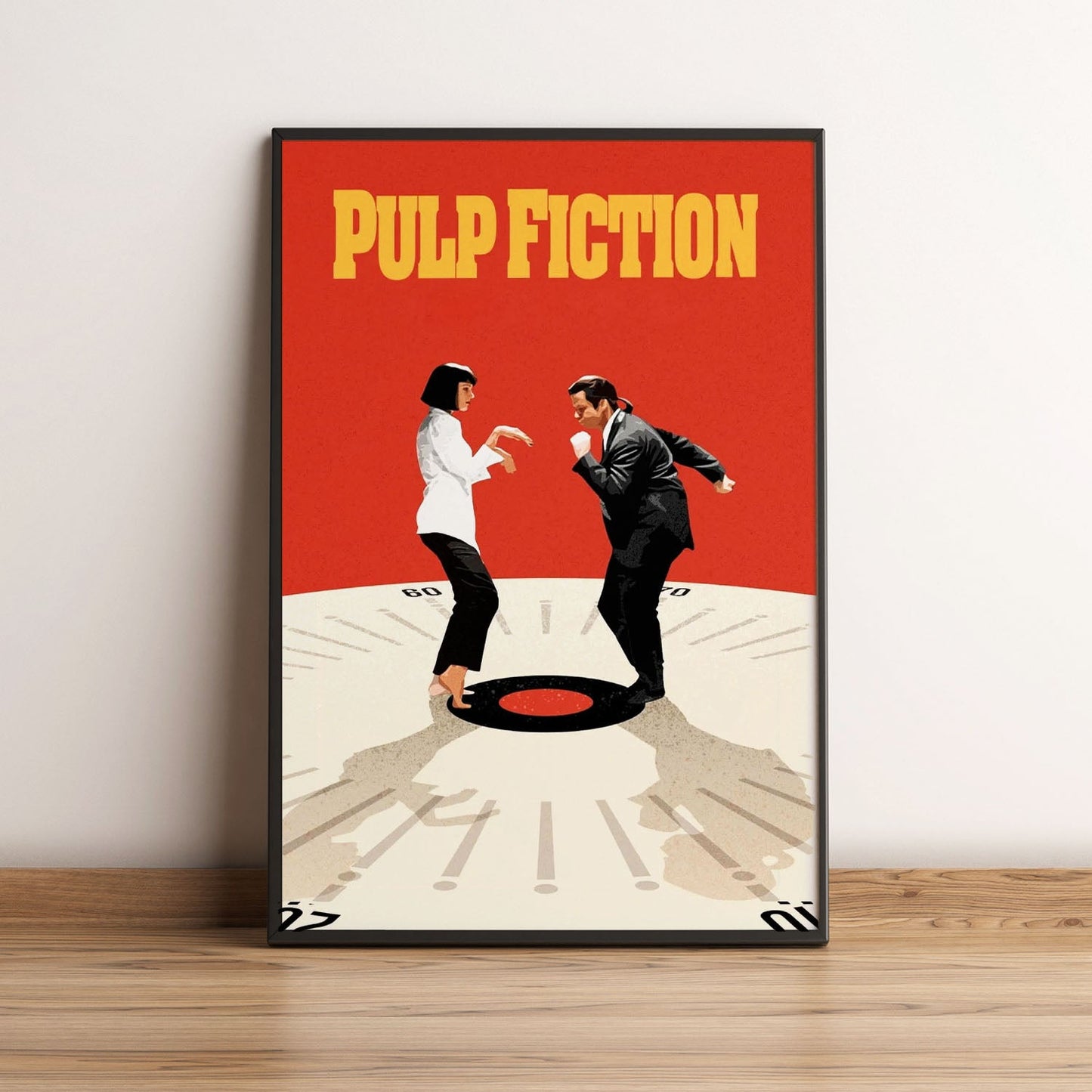 Flex Designs Poster Pulp Fiction Cartoon 5 x 7" Home Goods - Movie 1994 Movie Poster