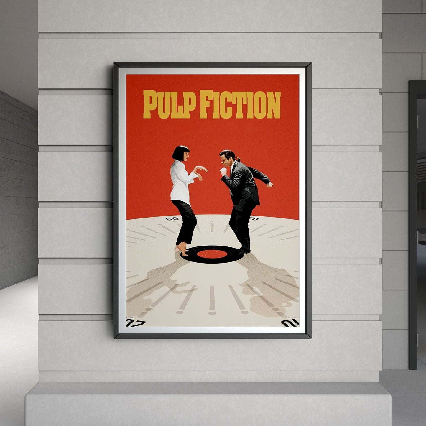 Flex Designs Poster Pulp Fiction Cartoon 8 x 10" Home Goods - Movie 1994 Movie Poster