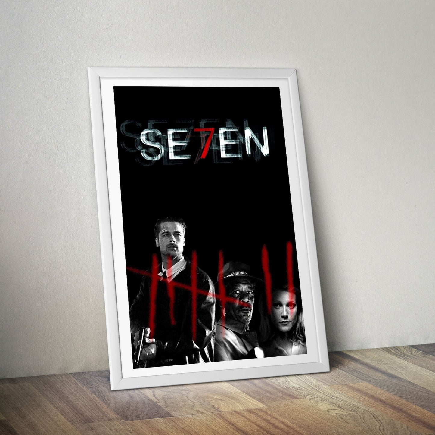 Flex Designs Poster Seven Horror 8 x 10" Home Goods - Movie 1995 Movie Poster