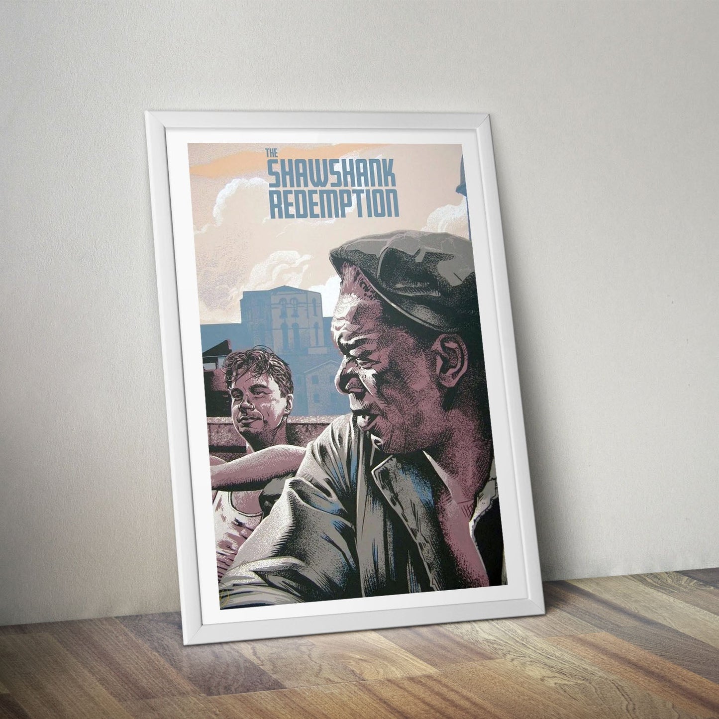 Flex Designs Poster The Shawshank Redemption Minimalist 8 x 10" Home Goods - Movie 1994 Movie Poster