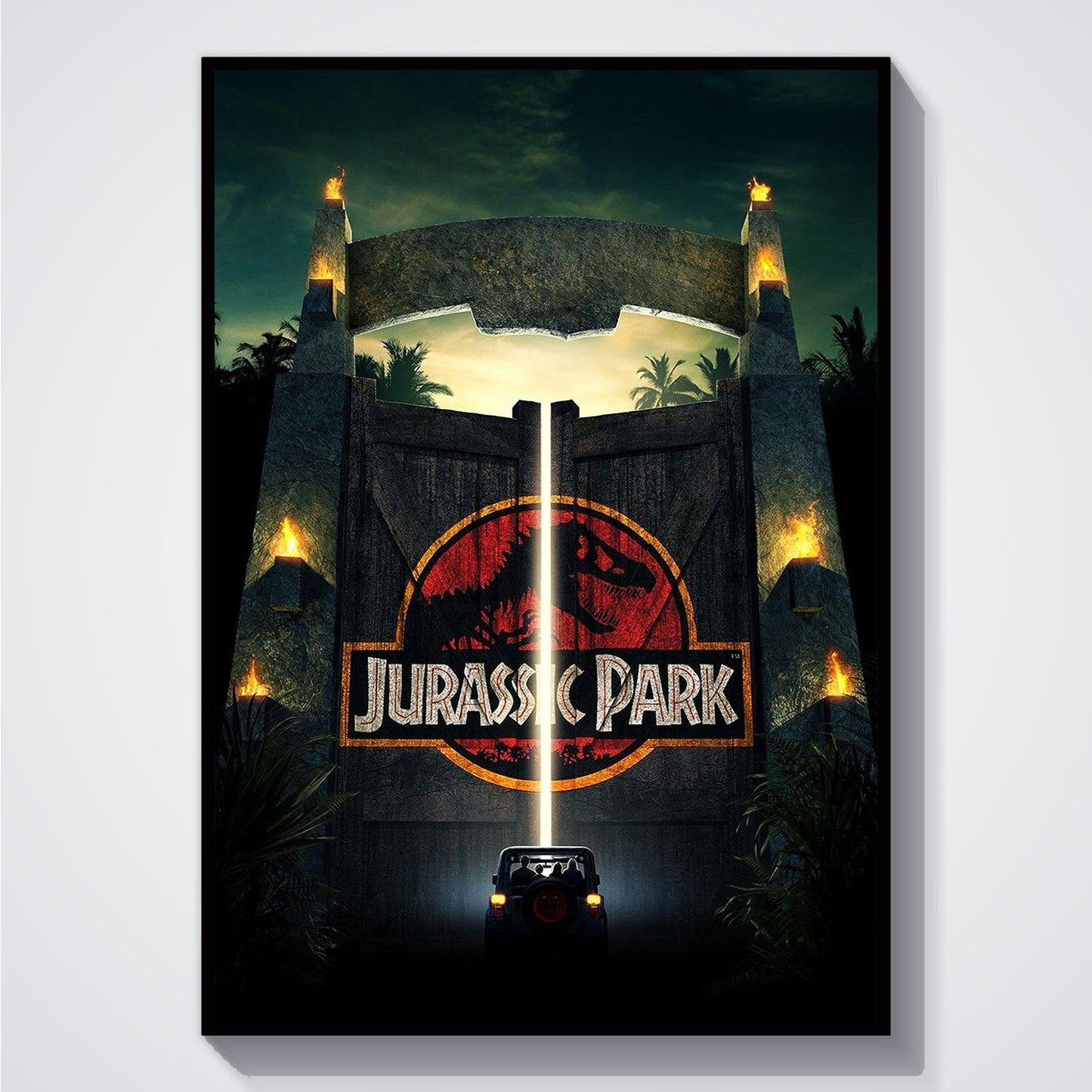 Flex Designs Poster Welcome to Jurassic Park 5 x 7" Home Goods - Movie 1993 Movie Poster