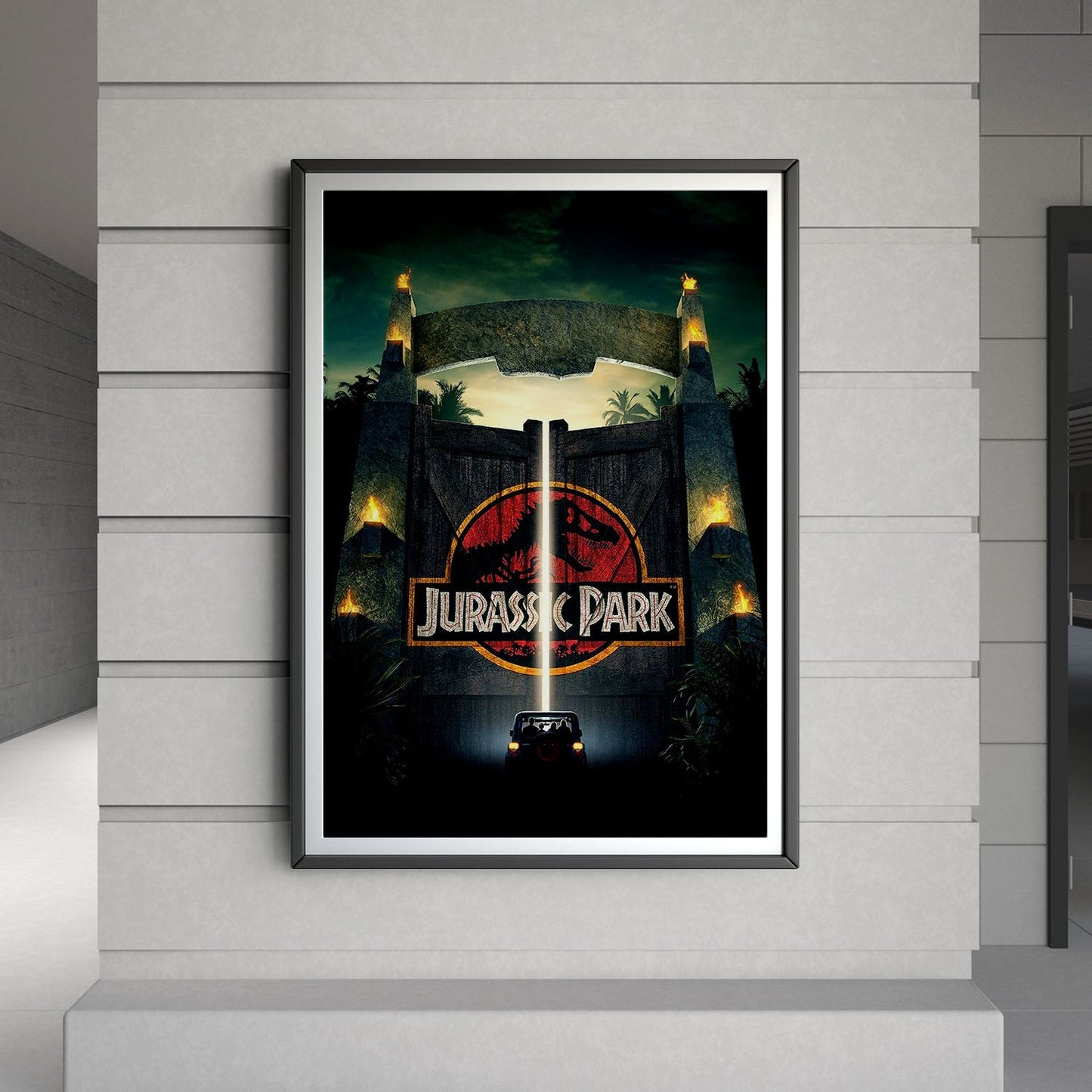 Flex Designs Poster Welcome to Jurassic Park 8 x 10" Home Goods - Movie 1993 Movie Poster