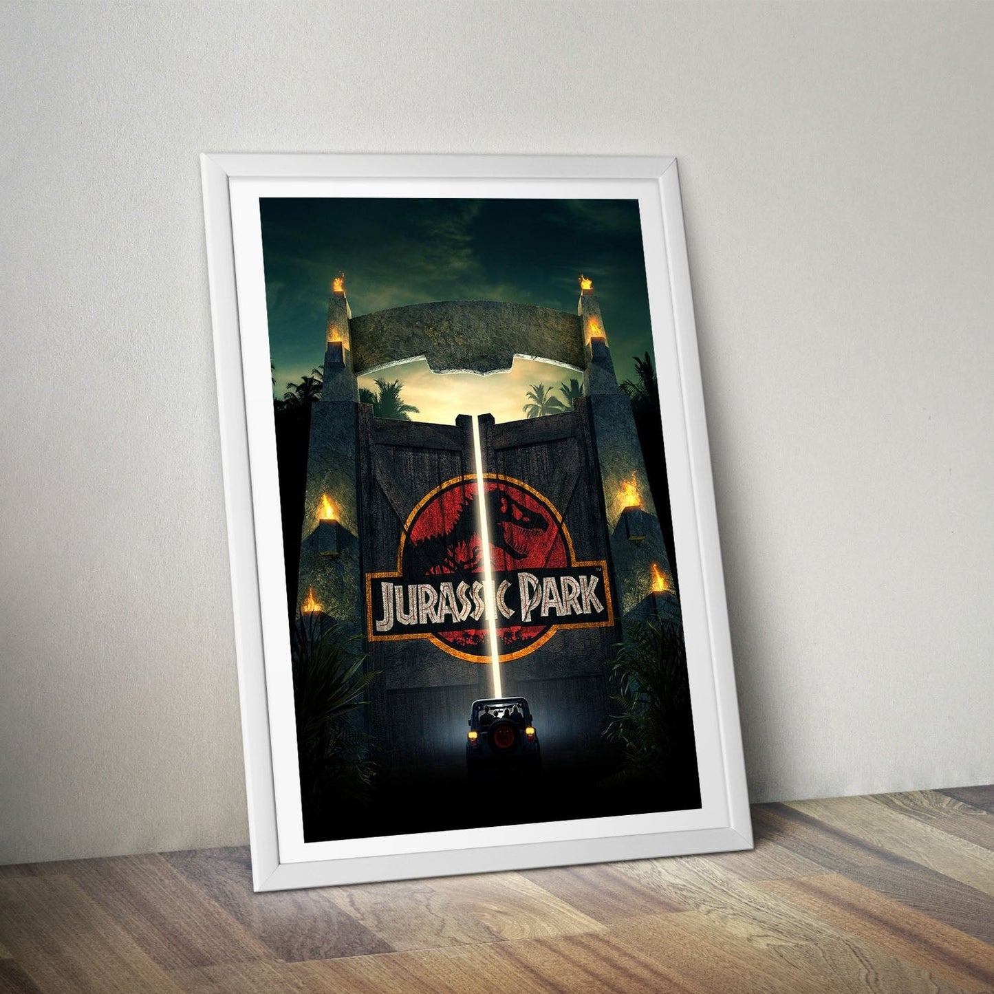 Flex Designs Poster Welcome to Jurassic Park 8 x 10" Home Goods - Movie 1993 Movie Poster