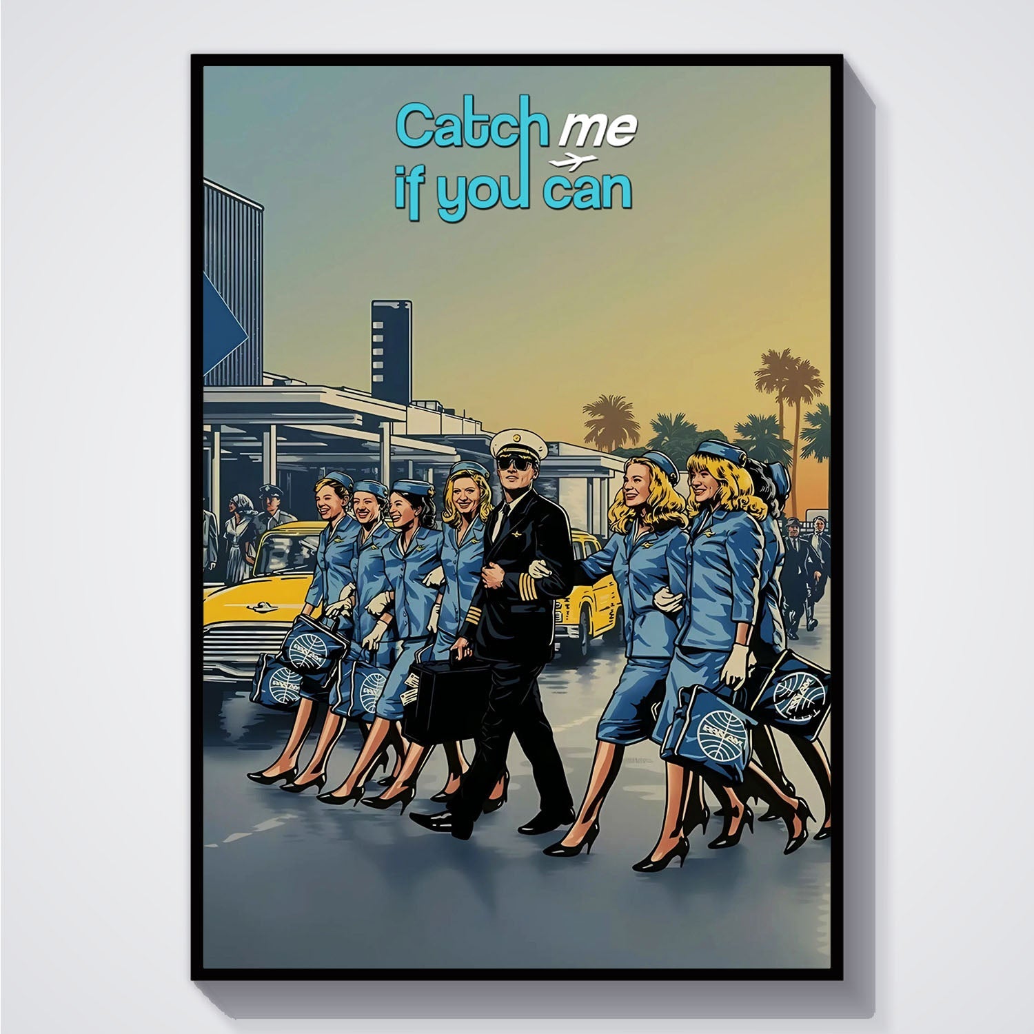 Catch Me If You Can Cartoon Poster Movie Poster – Flex Design Store