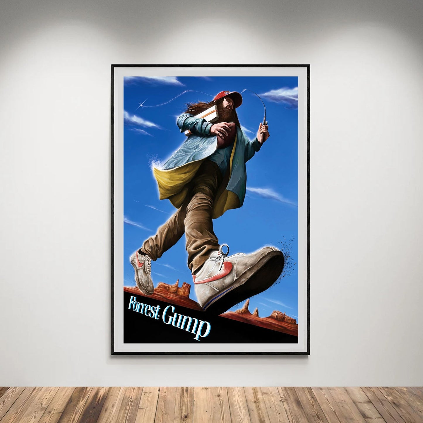 Flex Designs Poster Forrest Gump Sketch 5 x 7" Home Goods - Movie 1994 Movie Poster