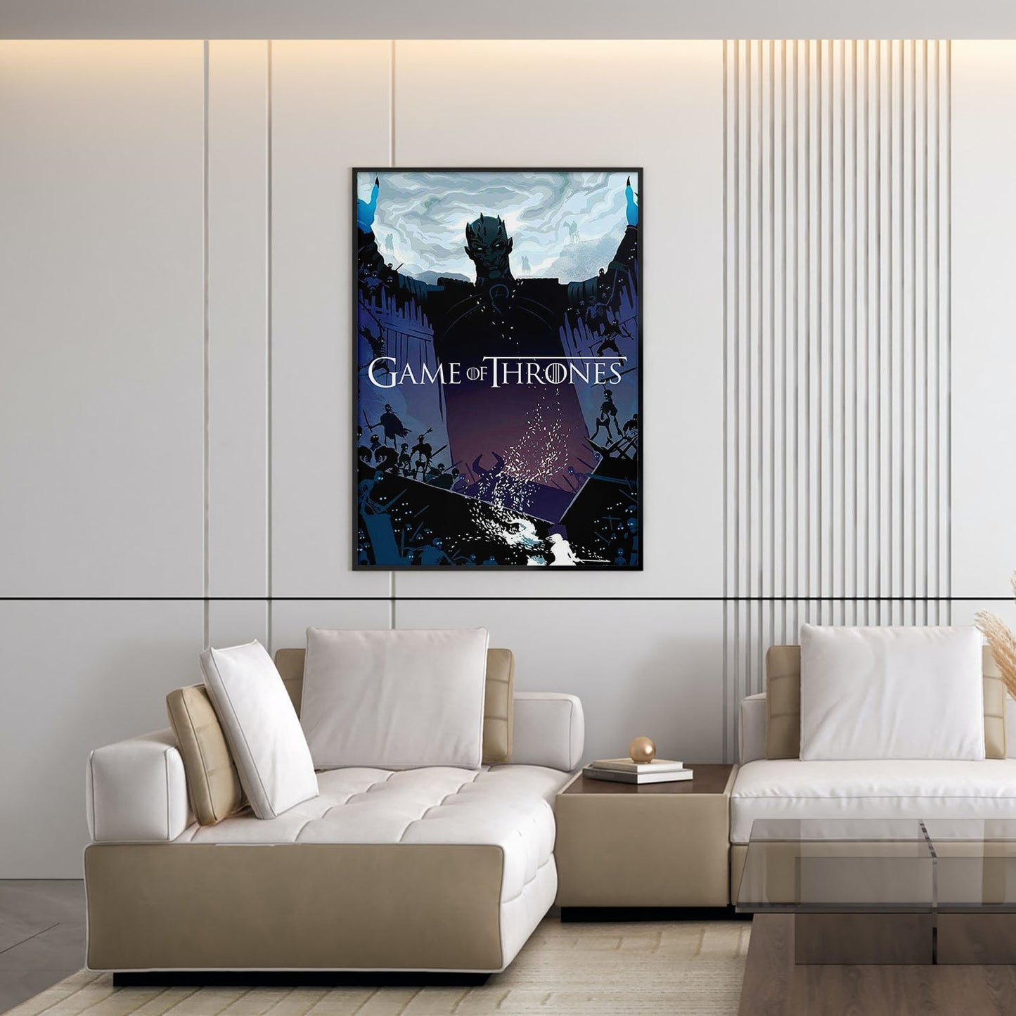Flex Designs Poster Game of Thrones Night King Sketch 5 x 7" Home Goods - TV Show 2011 TV Show Poster