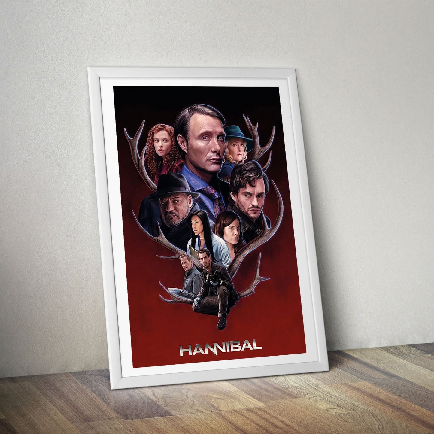 Flex Designs Poster Hannibal Sketch 8 x 10" Home Goods - TV Show 2013 TV Show Poster