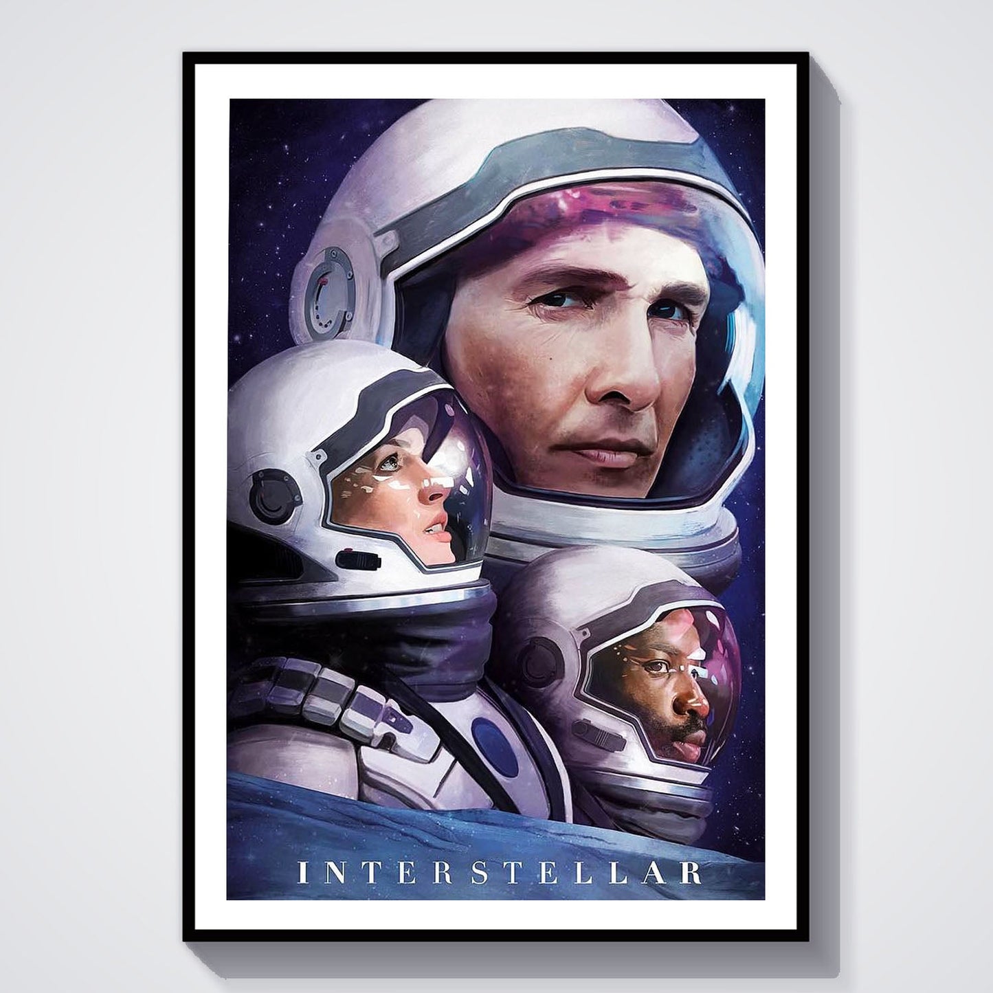 Flex Designs Poster Interstellar Sketch 8 x 10" Home Goods - Movie 2014 Movie Poster