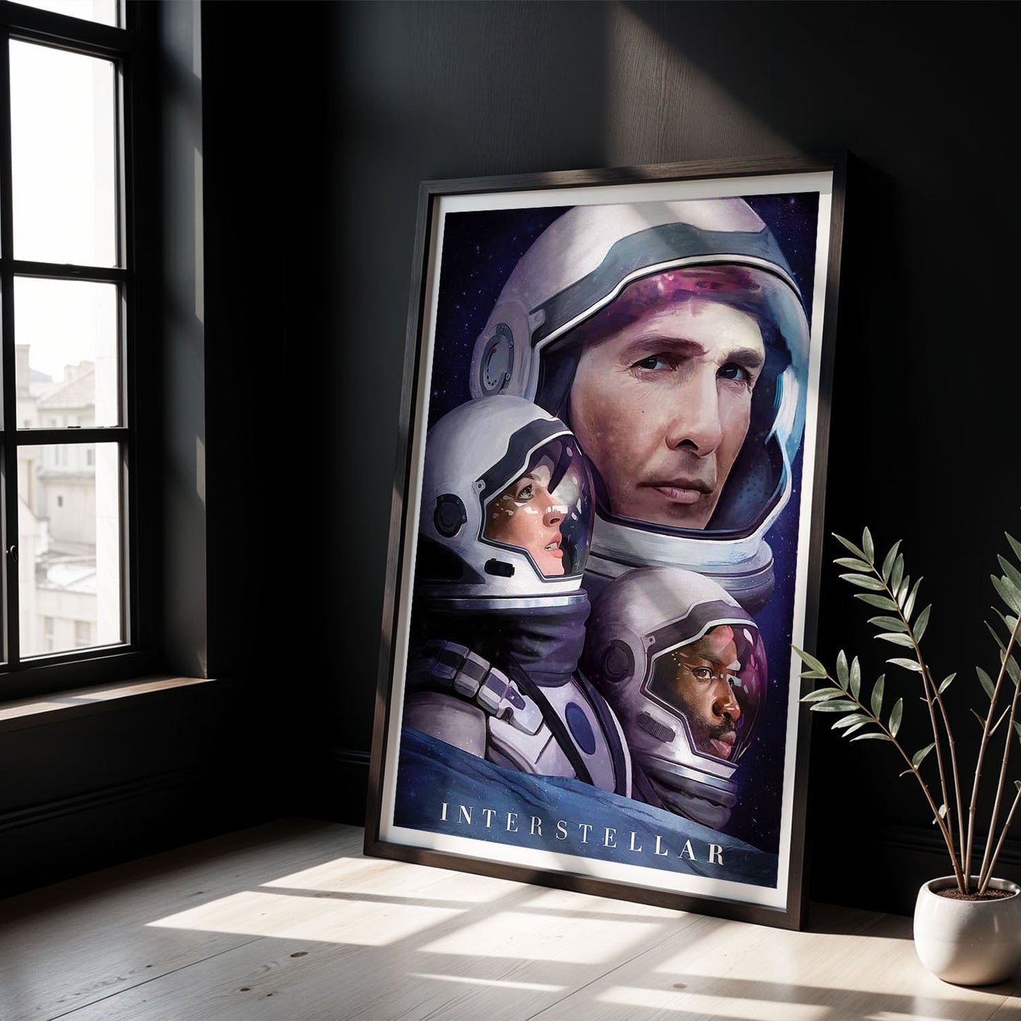Flex Designs Poster Interstellar Sketch 8 x 10" Home Goods - Movie 2014 Movie Poster