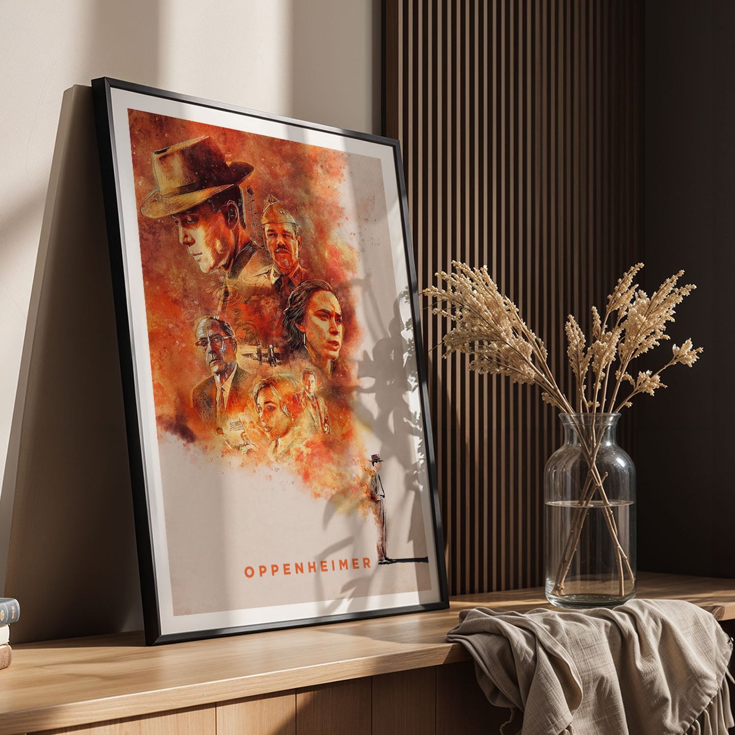 Flex Designs Poster Oppenheimer Sketch 8 x 10" Home Goods - Movie 2023 Movie Poster