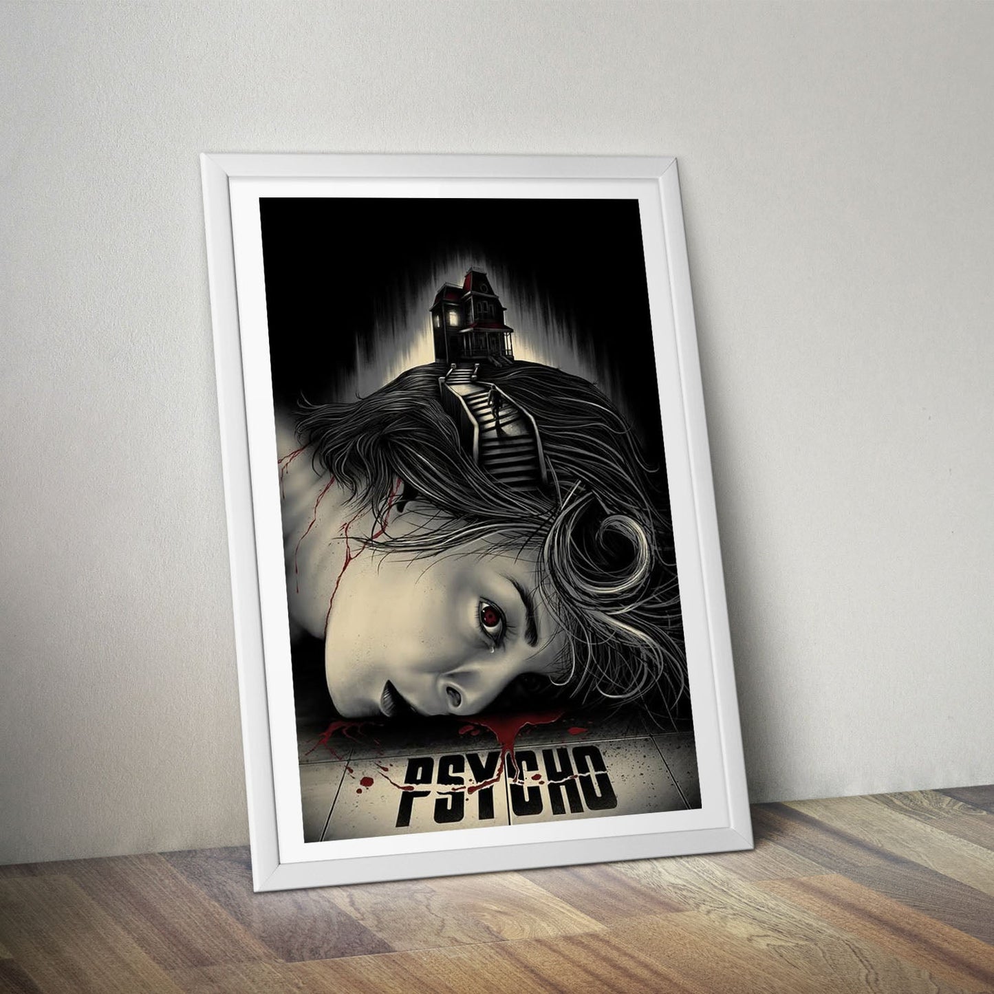 Flex Designs Poster Psycho Sketch 8 x 10" Home Goods - Movie 1960 Movie Poster