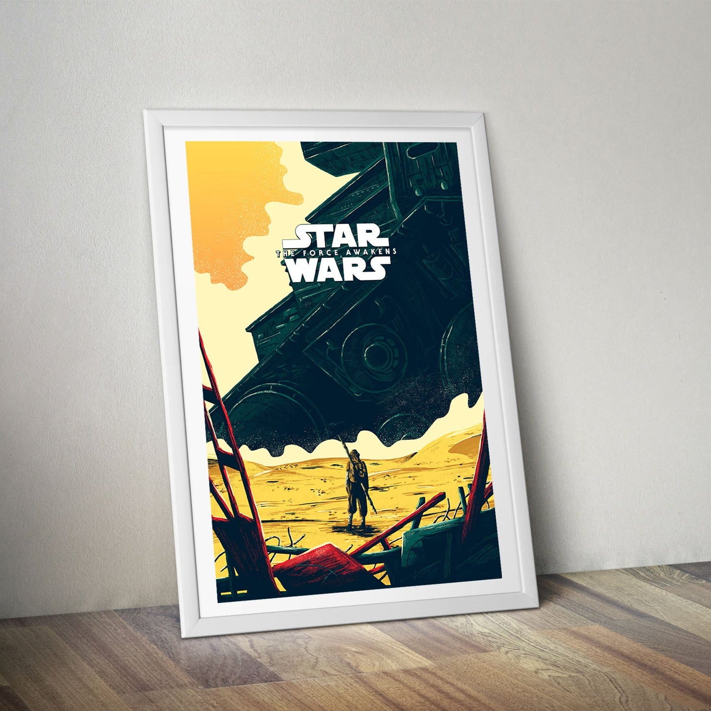 Flex Designs Poster Star Wars The Force Awakens Sketch 8 x 10" Home Goods - Movie 2015 Movie Poster