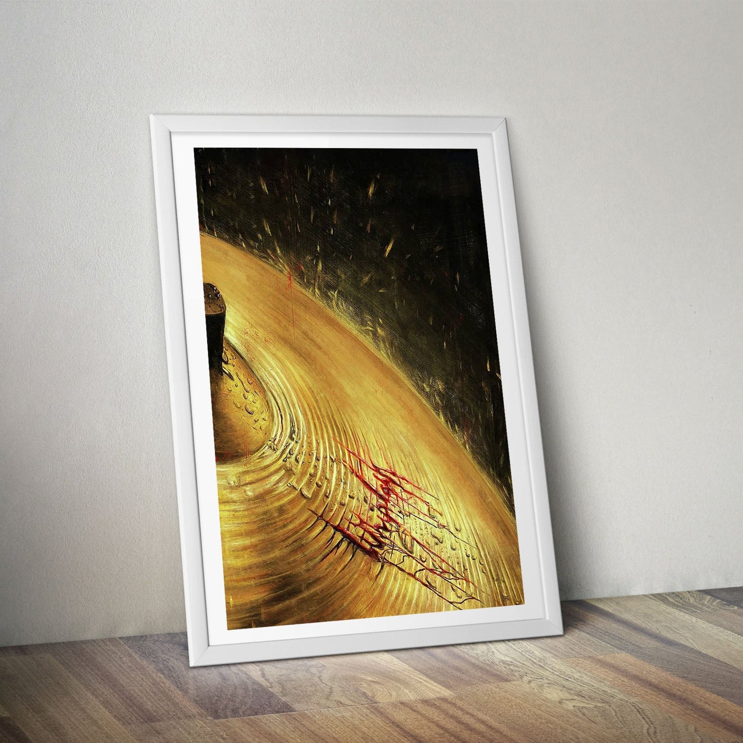Flex Designs Poster Whiplash Drums Minimalist 8 x 10" Home Goods - Movie 2014 Movie Poster