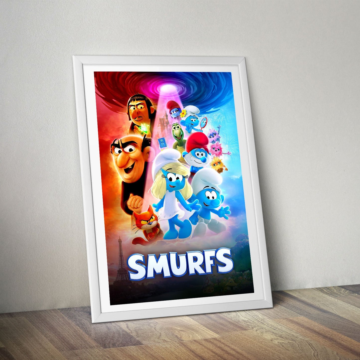 Flex Designs Poster Smurfs 8 x 10" Home Goods - Movie 2011 Movie Poster