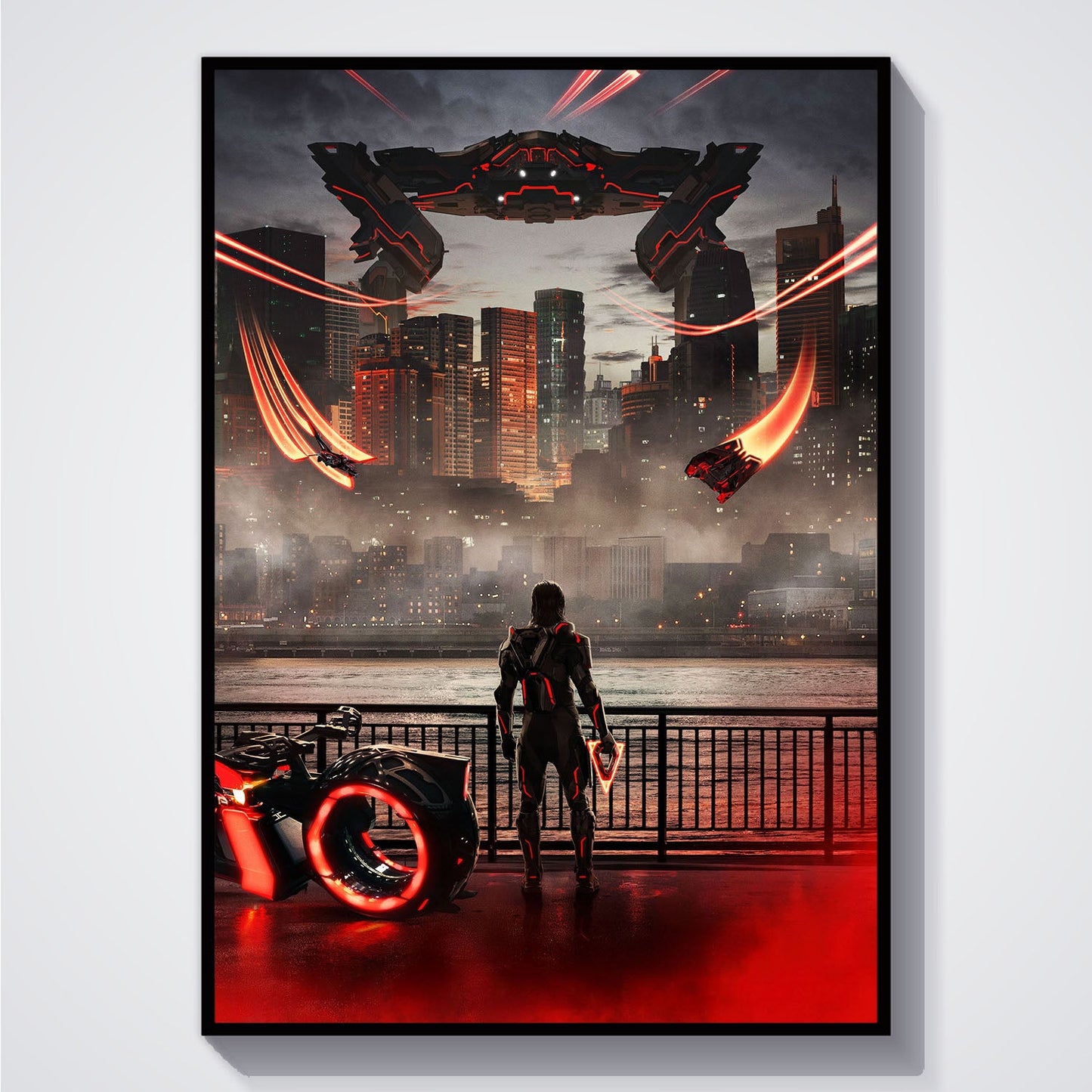 Flex Designs Poster TRON Ares Alternate 5 x 7" Home Goods - Movie 2025 Movie Poster