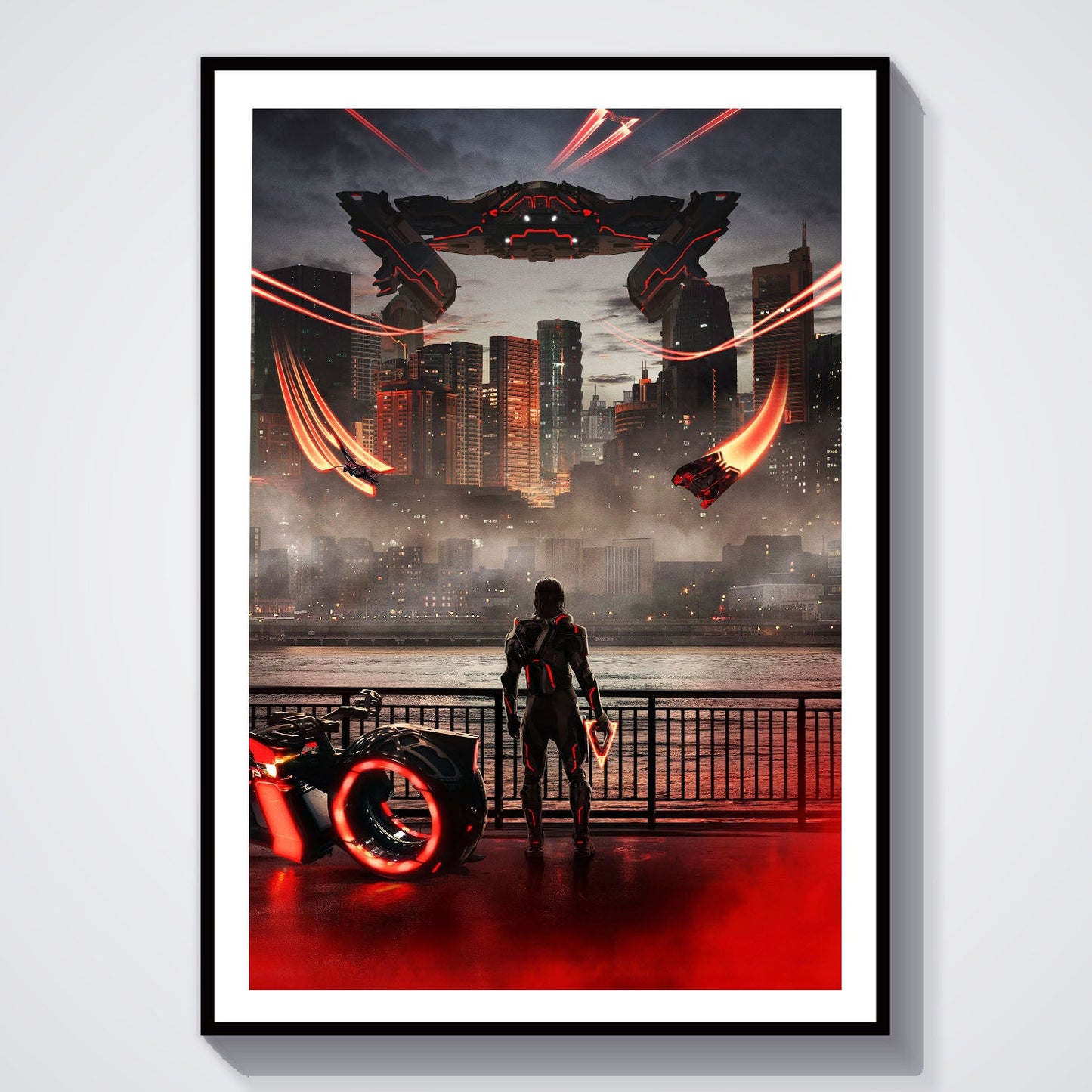 Flex Designs Poster TRON Ares Alternate 8 x 10" Home Goods - Movie 2025 Movie Poster
