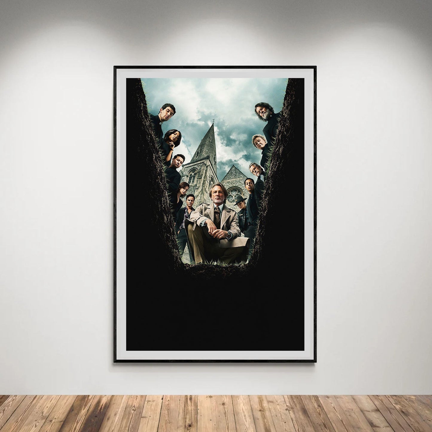 Flex Designs Poster Wake Up Dead Man - A Knives Out Mystery Key Art 5 x 7" Home Goods - Movie 2023 Movie Poster