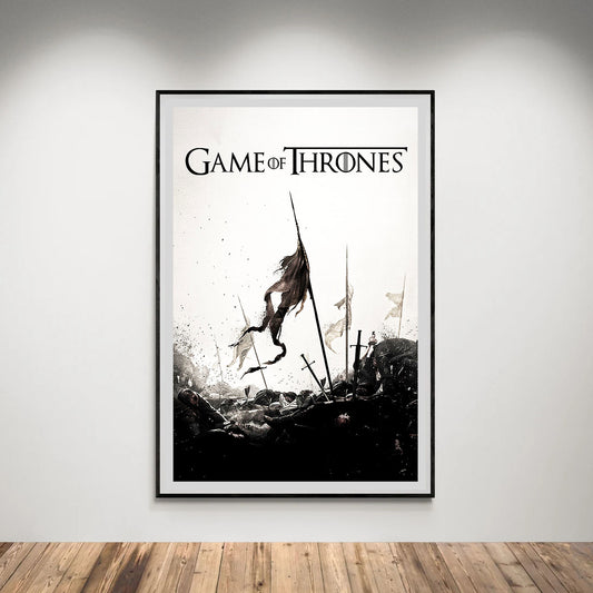 Game of Thrones Battlefield Minimalist TV Show Poster
