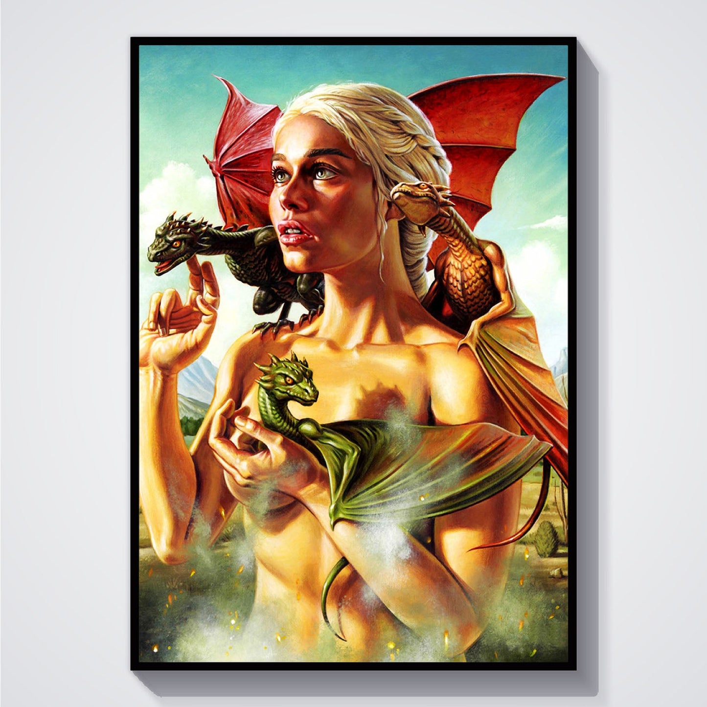Flex Designs Poster Game of Thrones Mother of Dragons 5 x 7" Home Goods - TV Show 2011 TV Show Poster