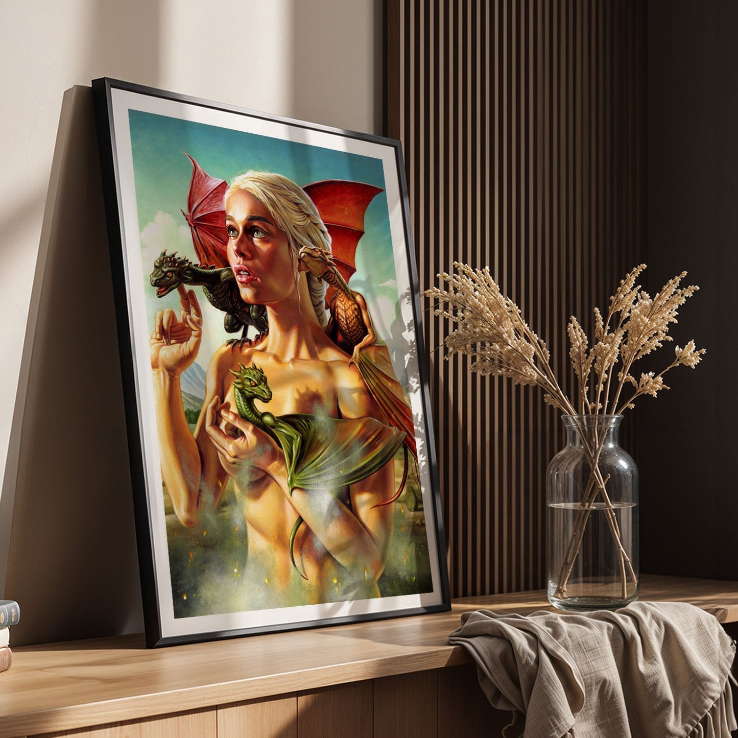 Flex Designs Poster Game of Thrones Mother of Dragons 8 x 10" Home Goods - TV Show 2011 TV Show Poster