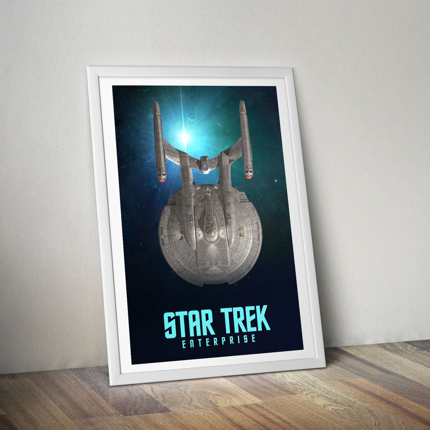 Flex Designs Poster Star Trek Enterprise 8 x 10" Home Goods - TV Show 2001 TV Show Poster